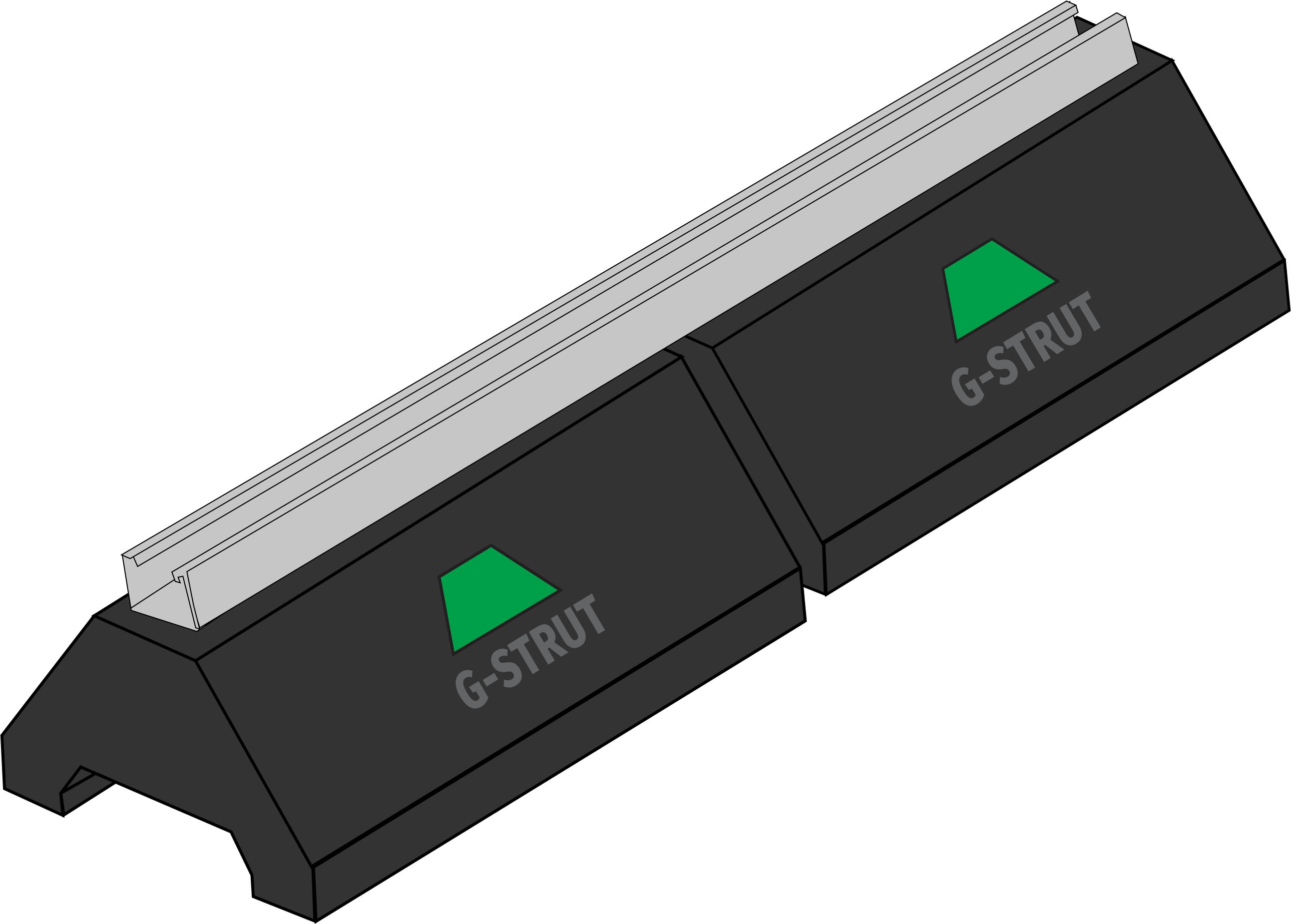 GRB102 Rooftop Support Block